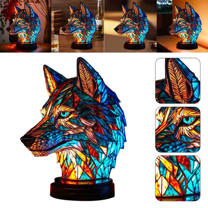 AnimalLustre | Zvířecí vitrážová lampa