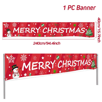 BannerGreetings | Vánoční venkovní bannerová vlajka