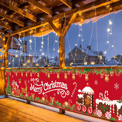 BannerGreetings | Vánoční venkovní bannerová vlajka