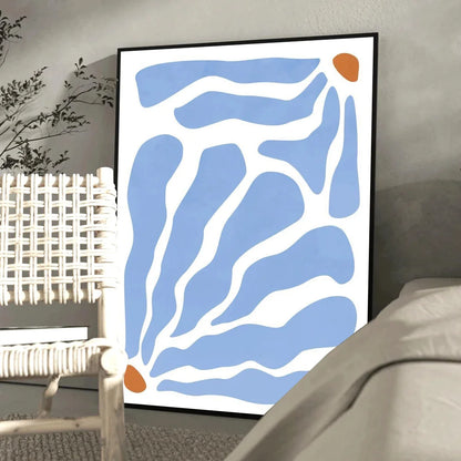 AzureContours | Abstraktní plakáty na téma modrá barva