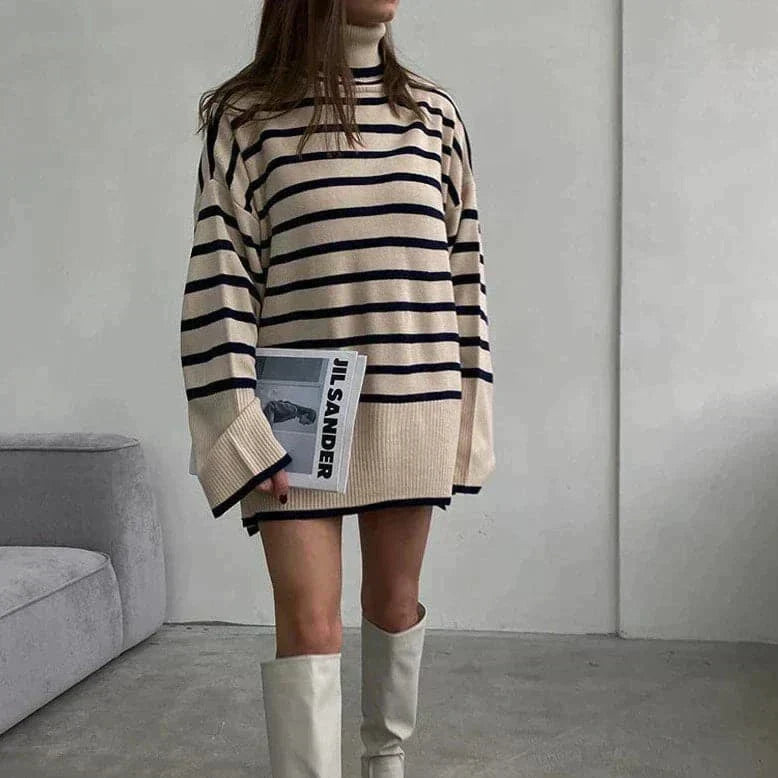 LB | Prosty i stylowy sweter zimowy