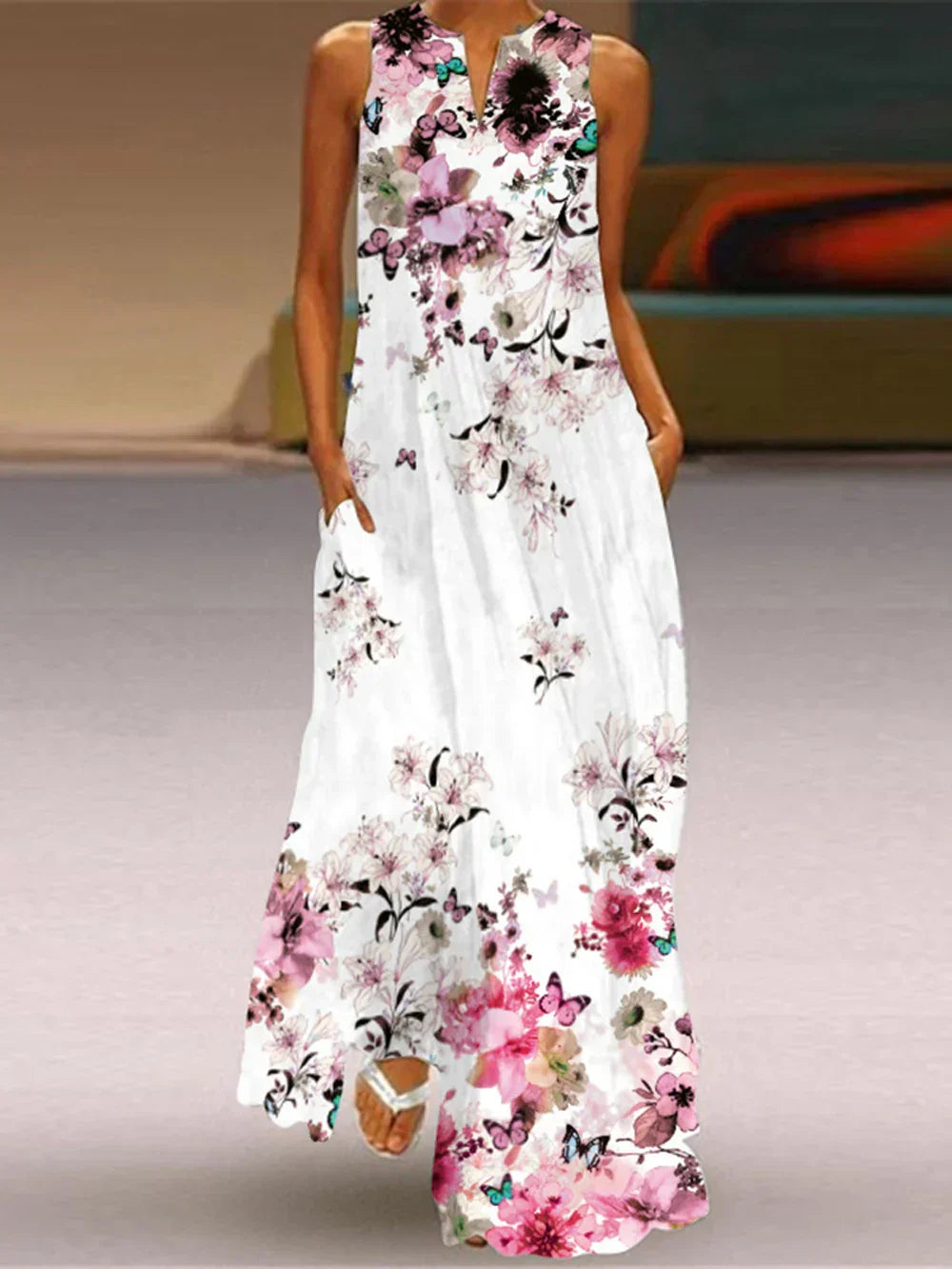 LB | MONICA ���� BLOSSOM IN THE STILL MAXI DRESS