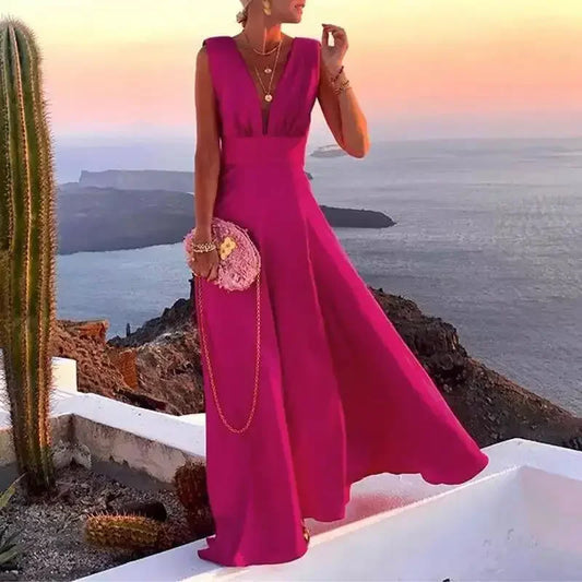 LB | SIENNA ���� SUNSET BLOSSOM MAXI DRESS