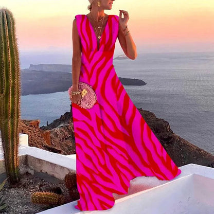 LB | SIENNA ���� SUNSET BLOSSOM MAXI DRESS