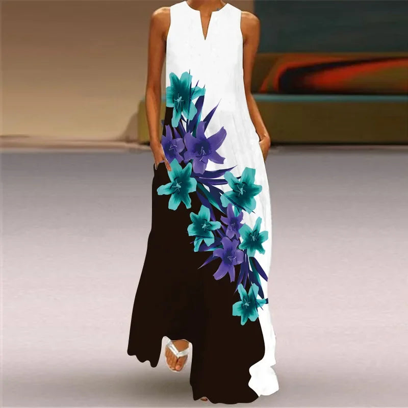 LB | MONICA ���� BLOSSOM IN THE STILL MAXI DRESS