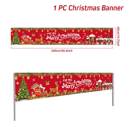 BannerGreetings | Vánoční venkovní bannerová vlajka