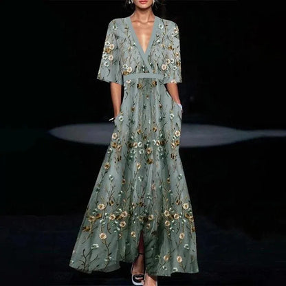 LB | Elegancka sukienka maxi