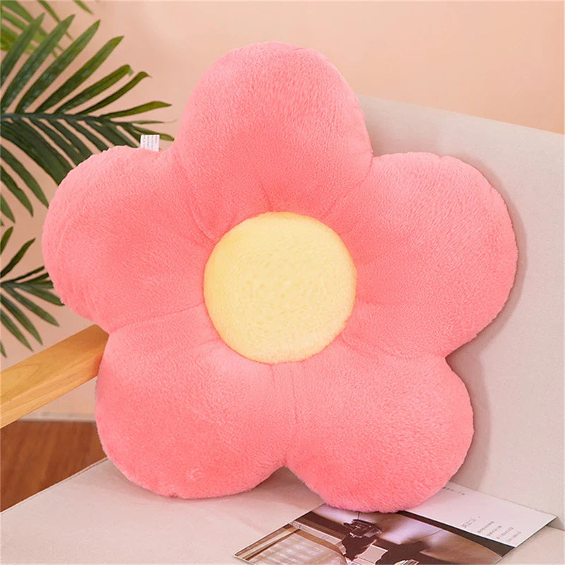 FlowerCloud | Plyšový dekorační polštářek