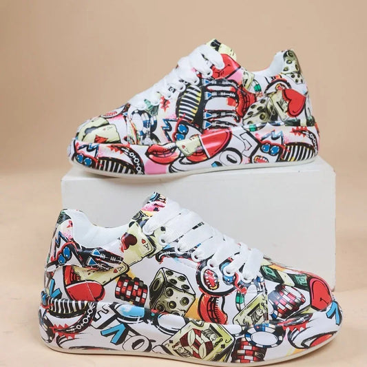 LB | Żywe buty treningowe w stylu graffiti