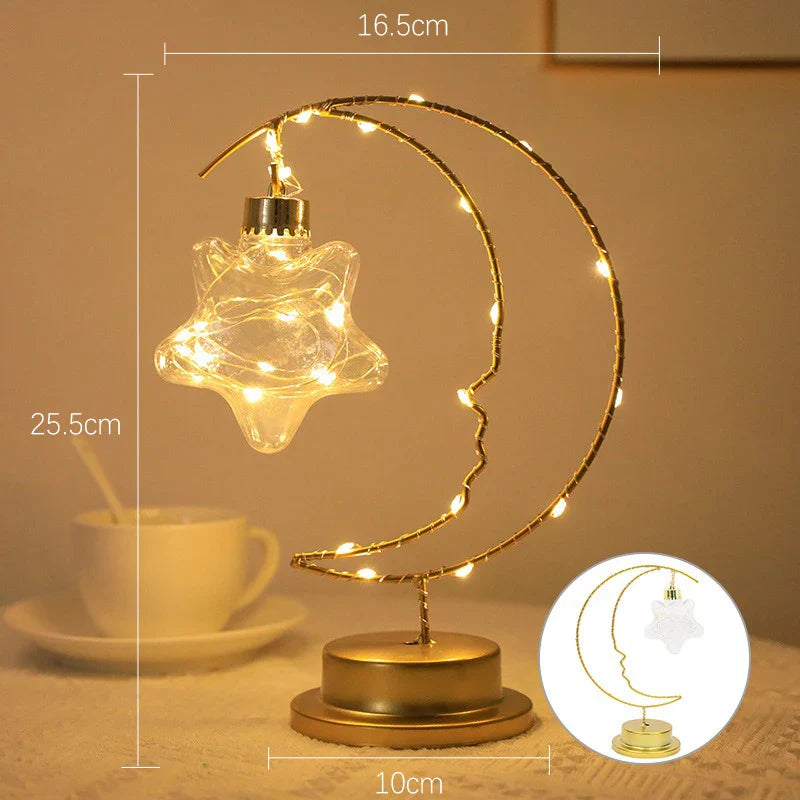 AstralGlow | Stolní lampa LED na noční stolek