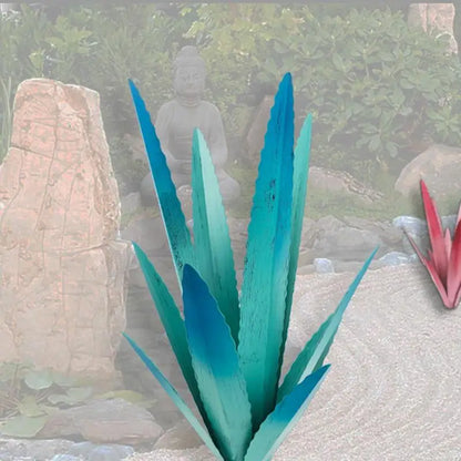 AgaveArt | Kovová socha rostliny Agave