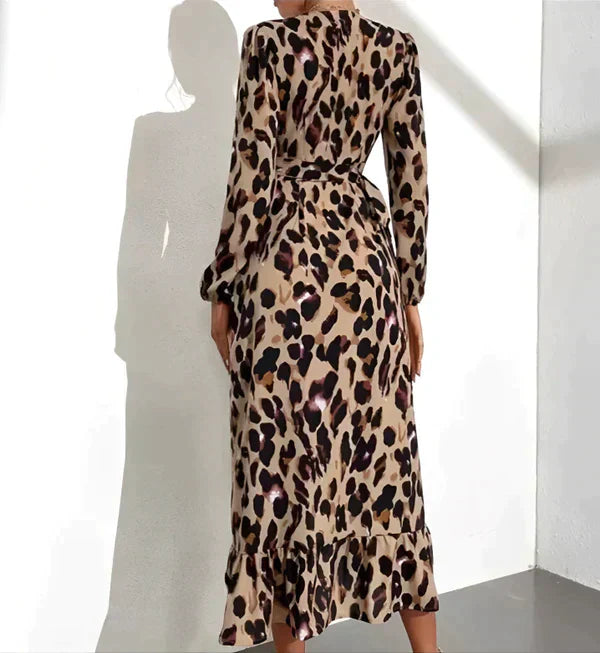 LB | SELAH ���� JESIENNA SUKIENKA MAXI W PANTERKĘ