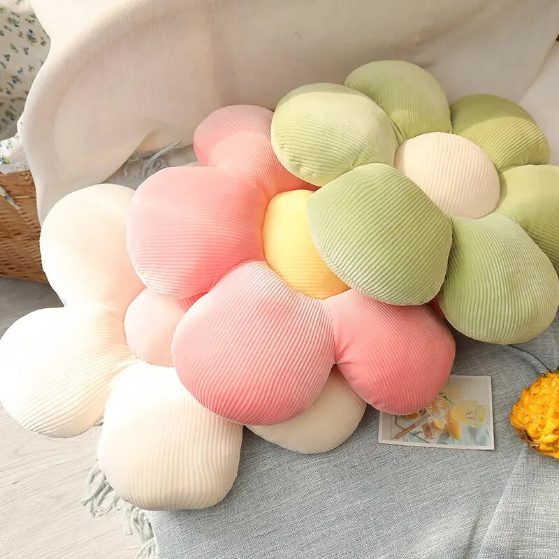 PetalSplash | Květinový plyšový polštářek