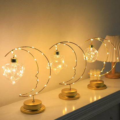 AstralGlow | Stolní lampa LED na noční stolek