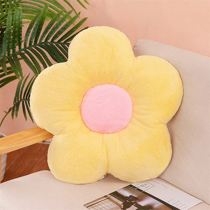FlowerCloud | Plyšový dekorační polštářek