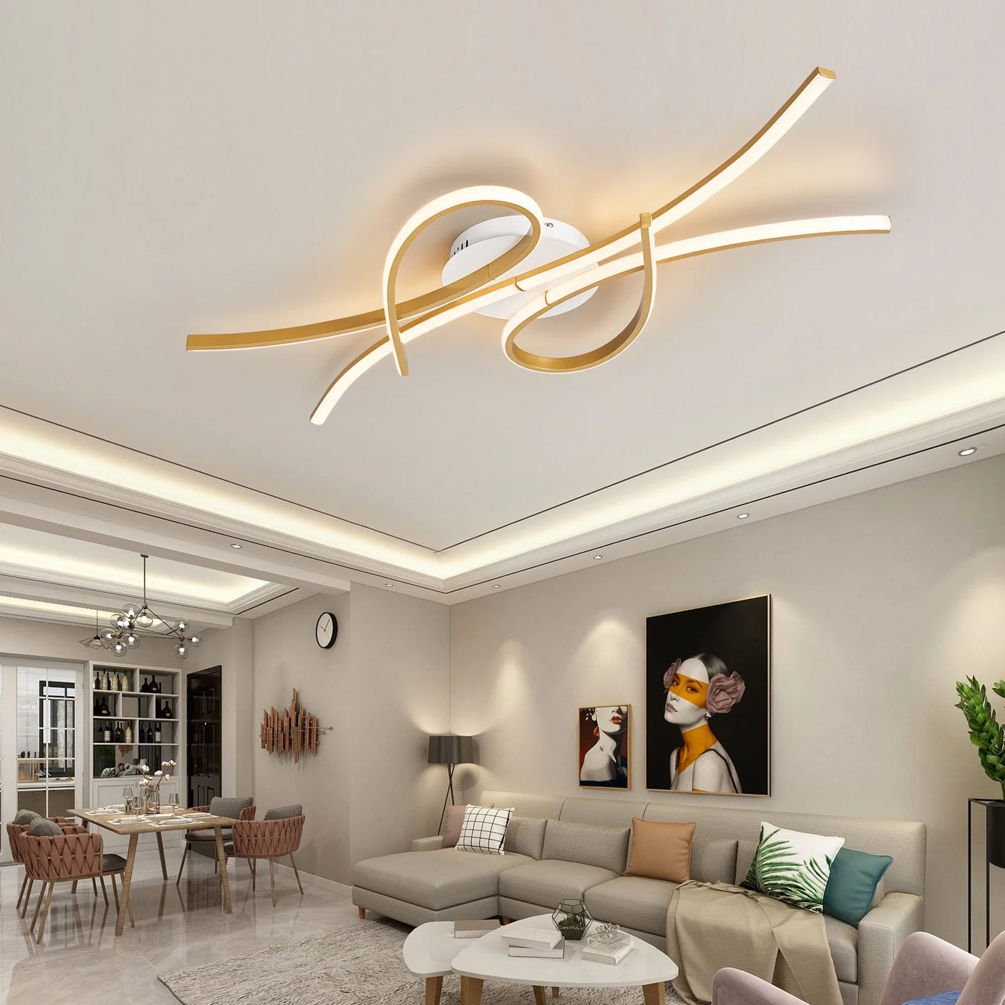 SmartGlow - Moderní stropní osvětlení LED s kompatibilitou s Alexou