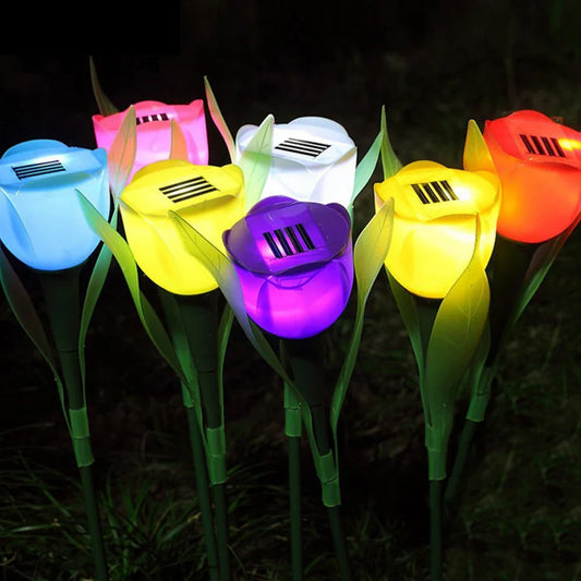 TulipBloom - Zářivé solární osvětlení tulipánů