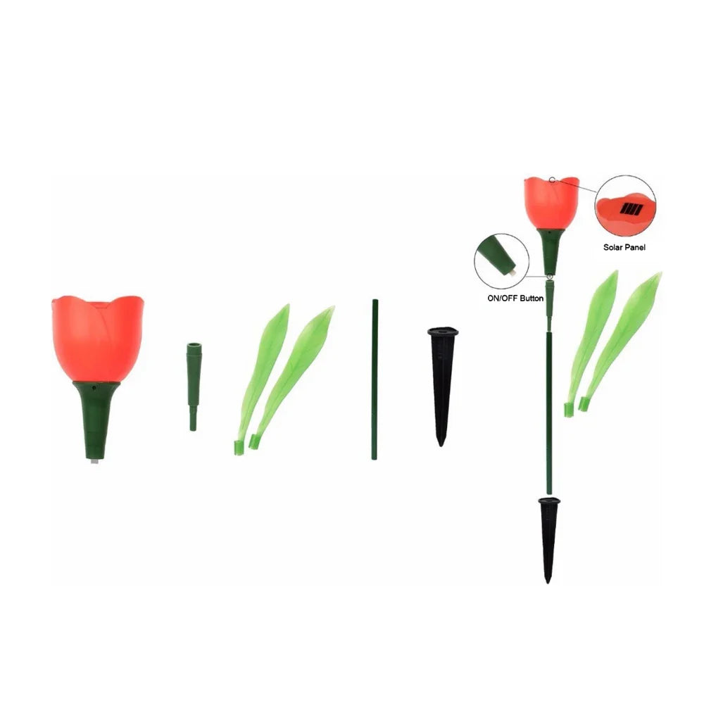 PetalGlow - Solární osvětlení tulipánů