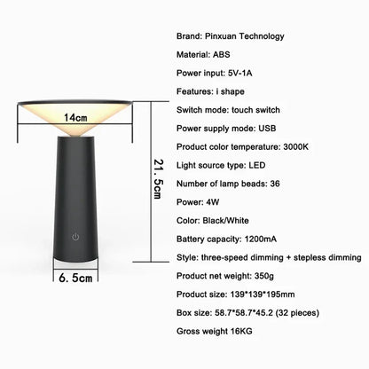 TinyShine - Přenosné mini stolní lampy