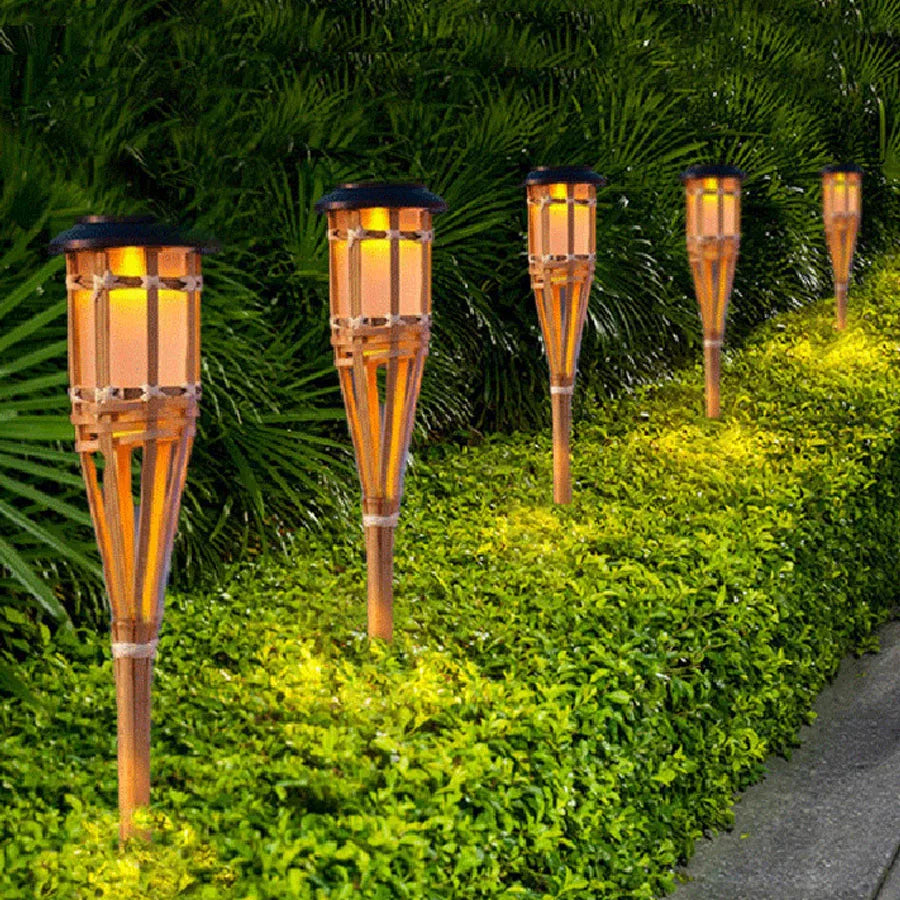 BambooBliss - Svítilny na solární pohon