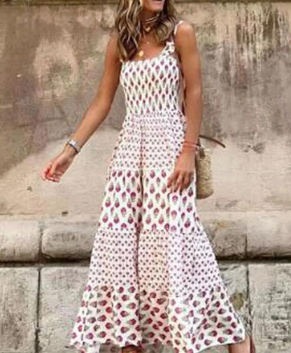LB | Sukienka maxi z wzorem w stylu boho