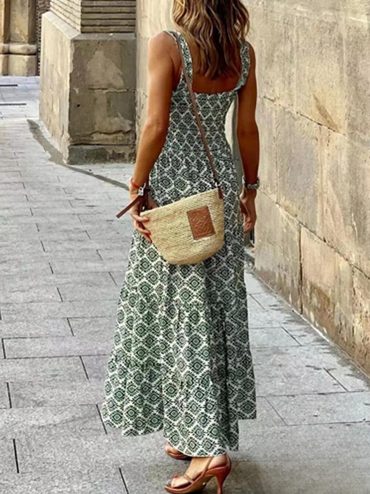 LB | Sukienka maxi z wzorem w stylu boho