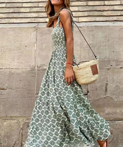 LB | Sukienka maxi z wzorem w stylu boho