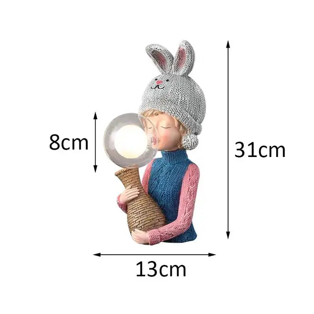 HatDiva - Stolní lampy Hat girl
