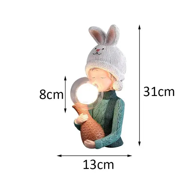HatDiva - Stolní lampy Hat girl