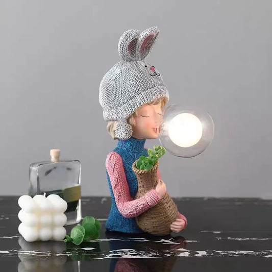HatDiva - Stolní lampy Hat girl