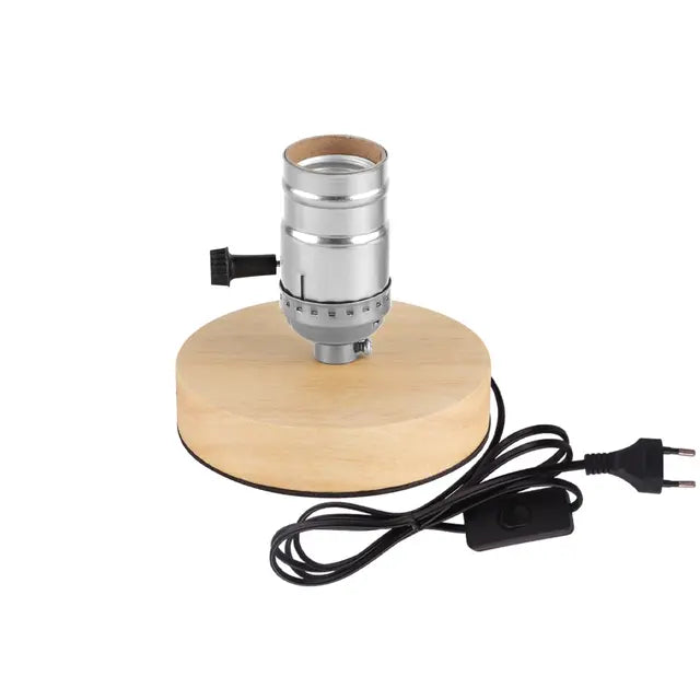 WoodWhimsy - Retro dřevěná dekorativní lampa
