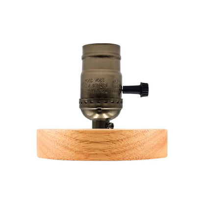 WoodWhimsy - Retro dřevěná dekorativní lampa