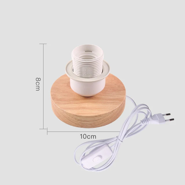 WoodWhimsy - Retro dřevěná dekorativní lampa
