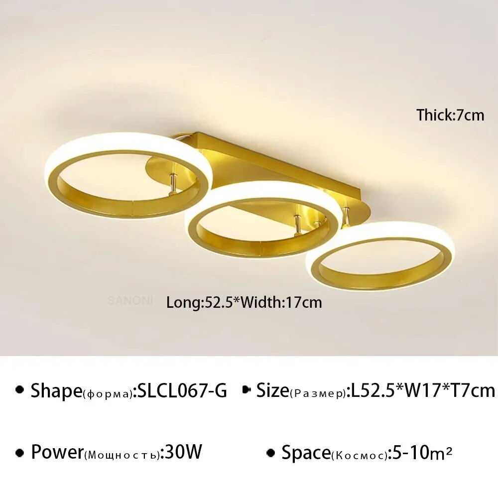 GlowRing - Prstenový lustr