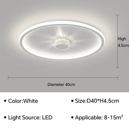 RadiantHalo - Moderní stropní svítidlo LED
