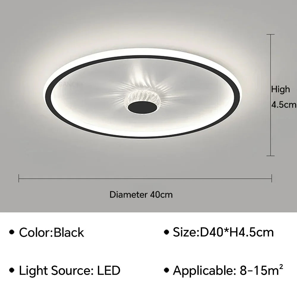 RadiantHalo - Moderní stropní svítidlo LED