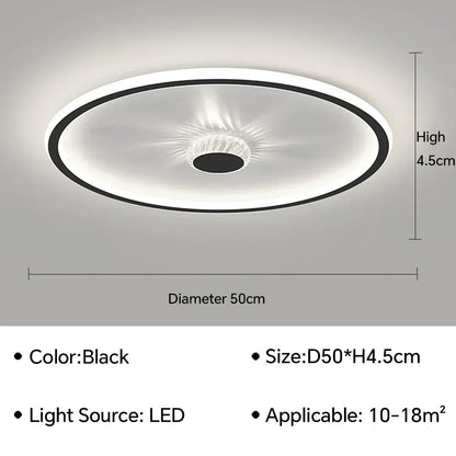 RadiantHalo - Moderní stropní svítidlo LED