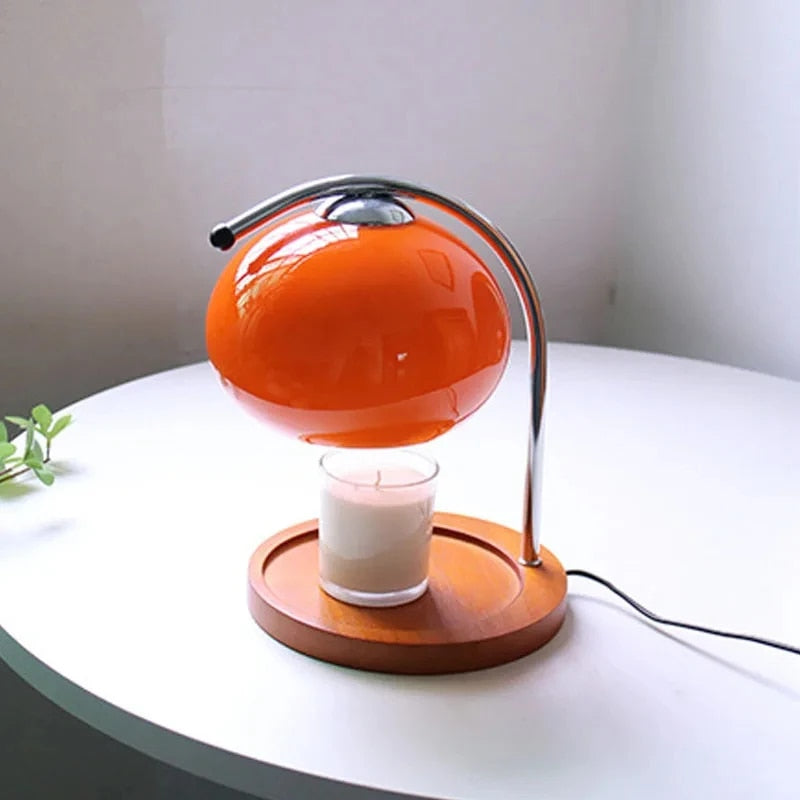 AvantGlimmer - Skleněná stolní lampa Macaron