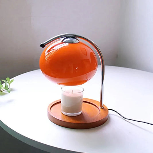 AvantGlimmer - Skleněná stolní lampa Macaron