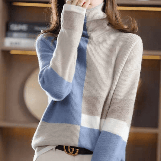AS | A'leurs - Stylowy zimowy sweter z golfem