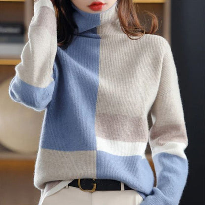 AS | A'leurs - Stylowy zimowy sweter z golfem