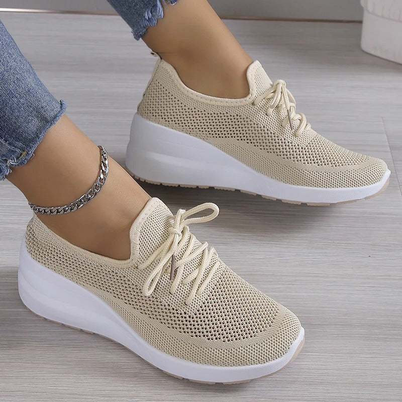 LB | ODDYCHAJĄCE SNEAKERSY DAMSKIE WYKONANE Z SIATECZKI
