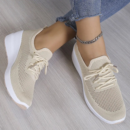 LB | ODDYCHAJĄCE SNEAKERSY DAMSKIE WYKONANE Z SIATECZKI