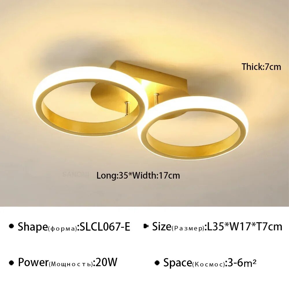 GlowRing - Prstenový lustr