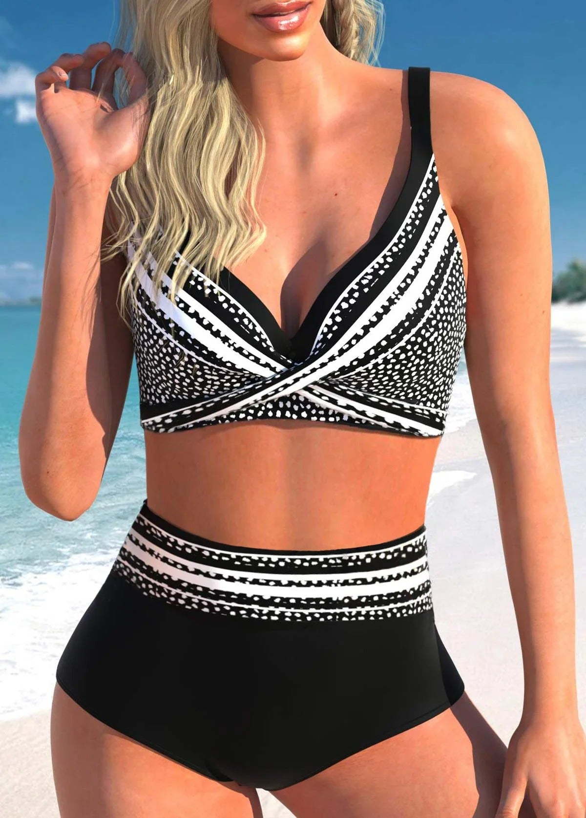 AS | Bikini w kropki i paski