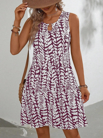 AS | Boho Vintage mini sukienka bez rękawów