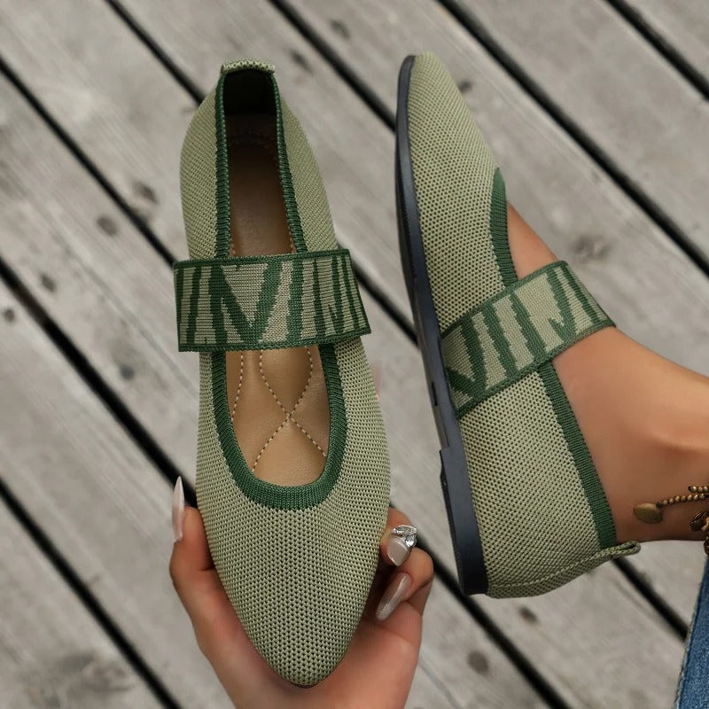 LB | Eleganckie zwężane buty z paskiem w kratkę