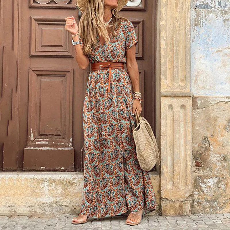 LB | Giselle ���� Sukienka Maxi Ibiza (wraz z paskiem)