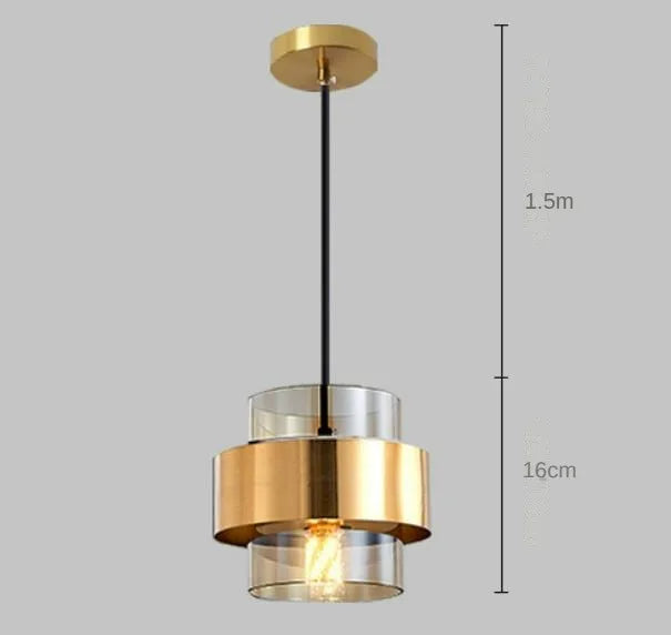 PrismFlex - moderní skleněná závěsná lampa