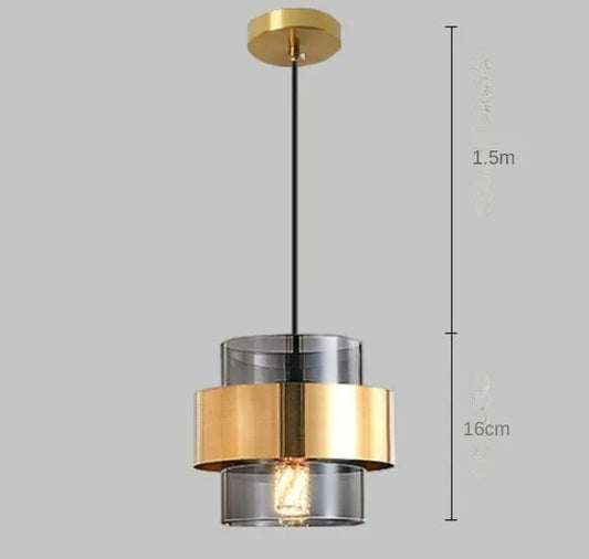 PrismFlex - moderní skleněná závěsná lampa